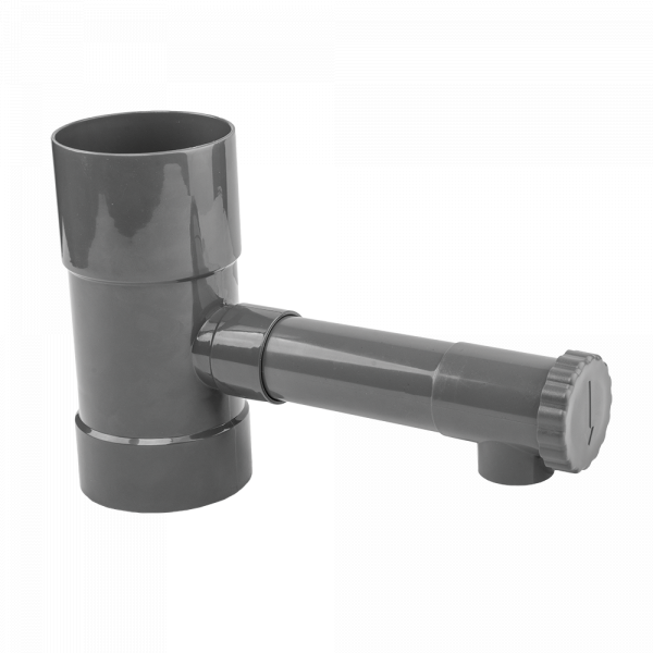 Sběrač dešťové vody s ventilem - do svodu 100 mm